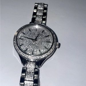 Michael Kors Luxury Rhinestone Silver Watch